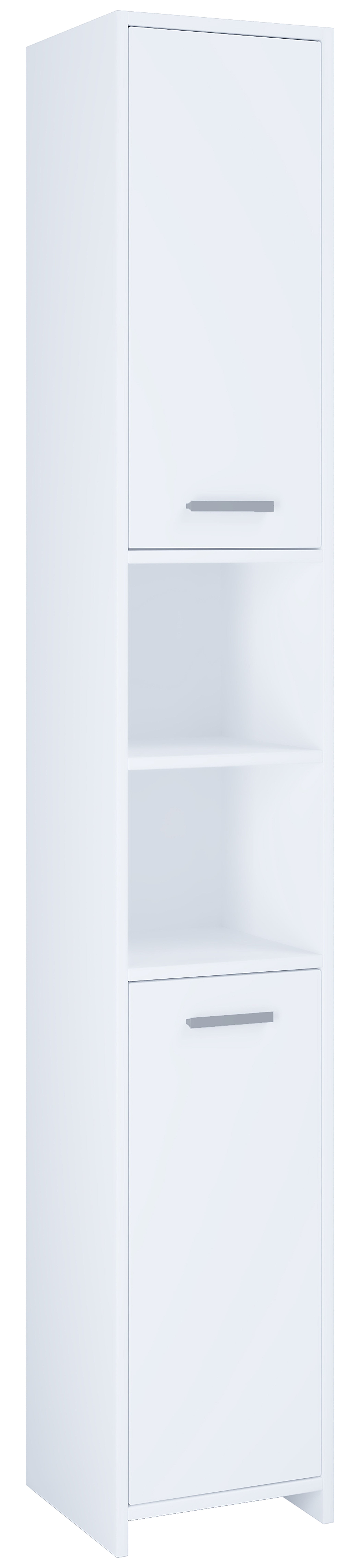 Korkea säilytyskaappi Zalo L, Valkoinen