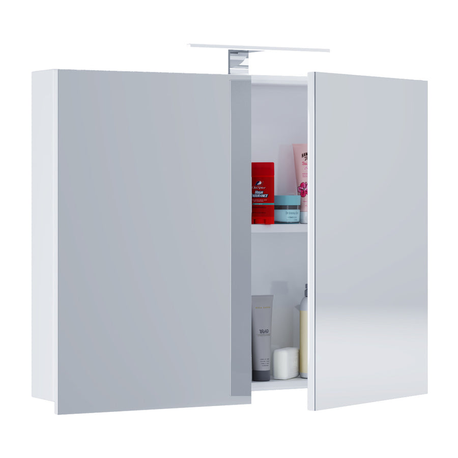 LED-spegelskåp 60 cm VCB 1, vitt
