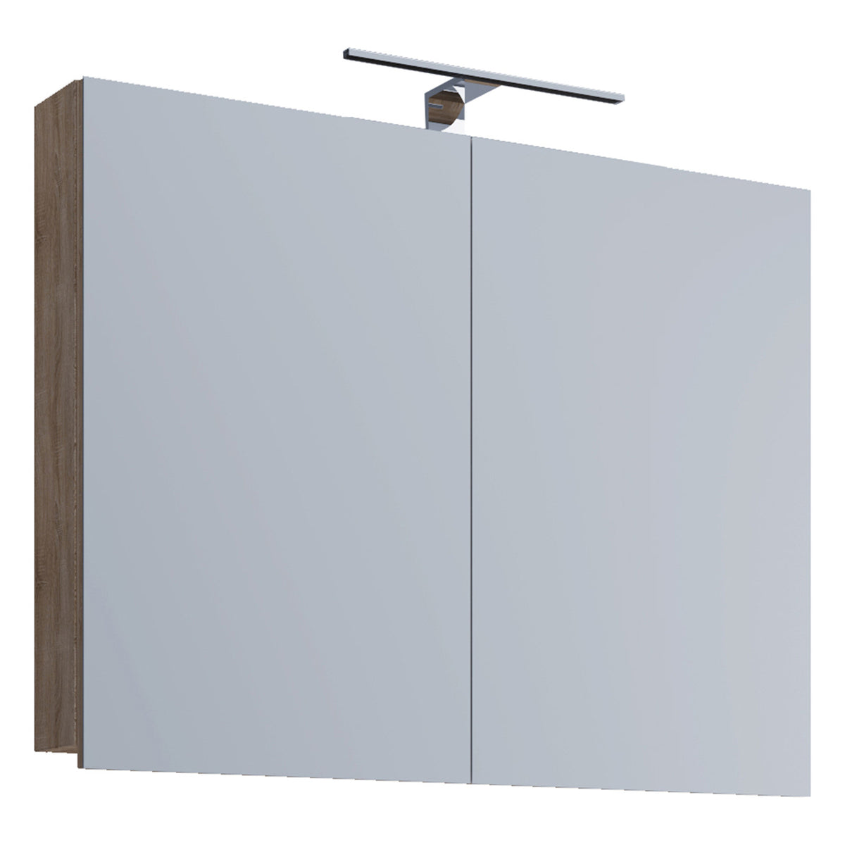 LED-spegelskåp 80 cm VCB 1, ek