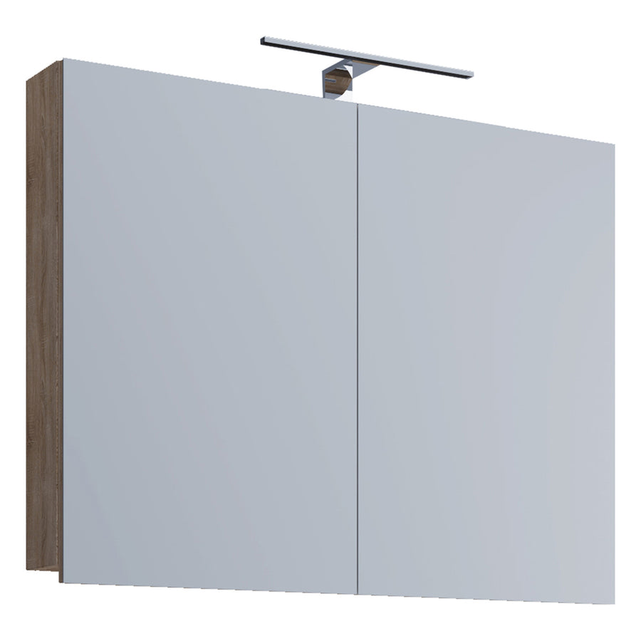 LED-spegelskåp 80 cm VCB 1, ek