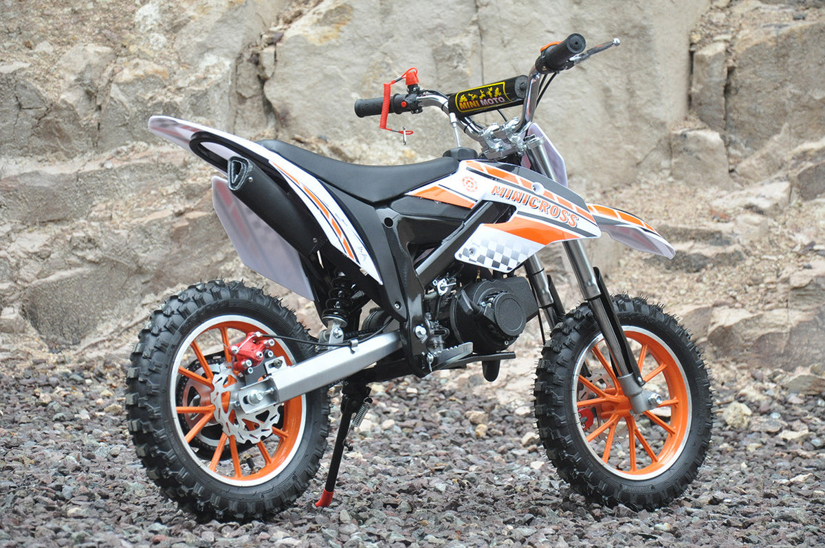 Barnminicross 49cc – för avgränsat område, orange