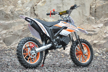 Barnminicross 49cc – för avgränsat område, orange