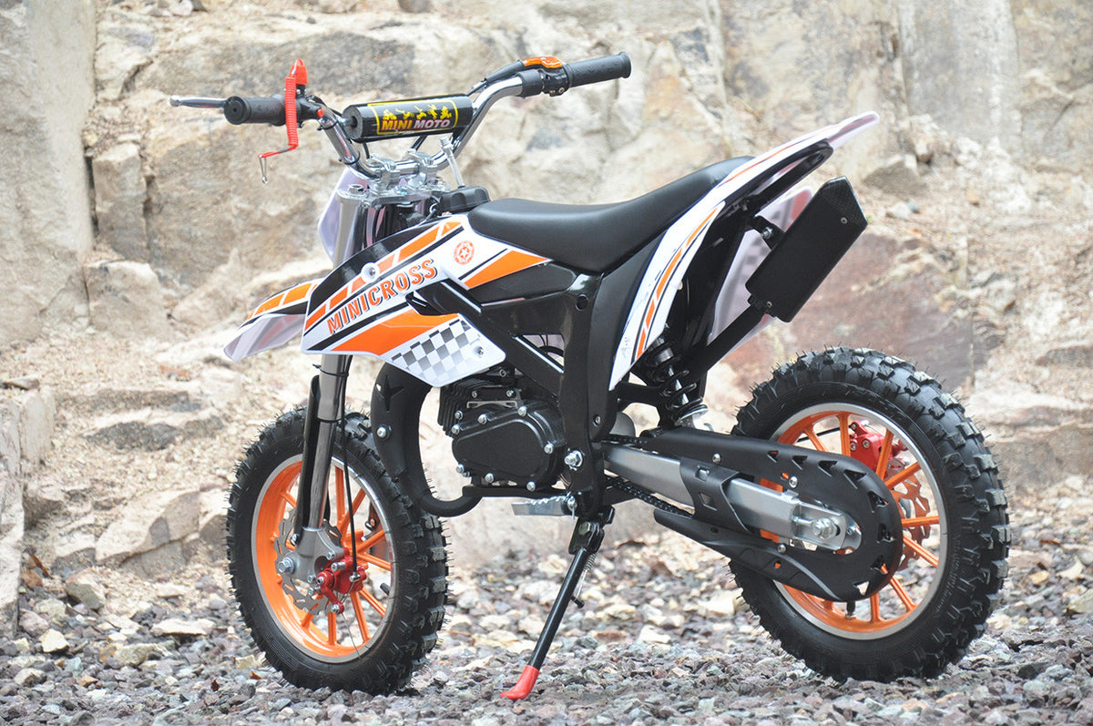 Barnminicross 49cc – för avgränsat område, orange