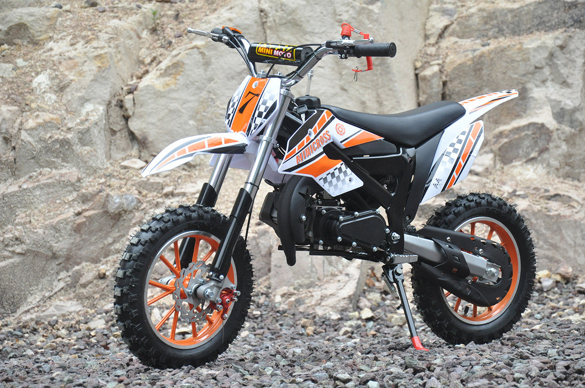 Barnminicross 49cc – för avgränsat område, orange