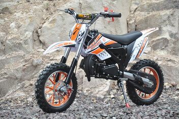 Barnminicross 49cc – för avgränsat område, orange