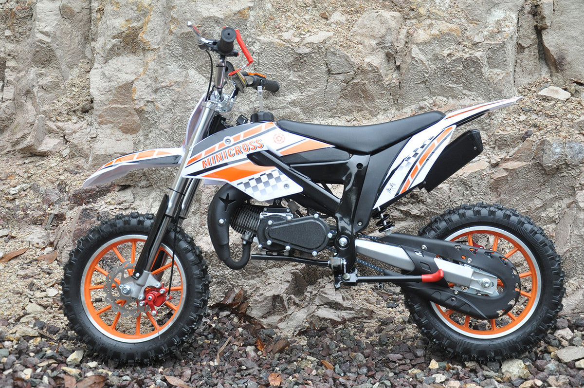 Barnminicross 49cc – för avgränsat område, orange