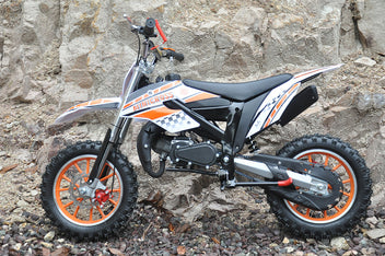 Barnminicross 49cc – för avgränsat område, orange