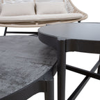 HELSINKI puutarharyhmä, 2 pöytää, sohva, 2 tuolia, beige