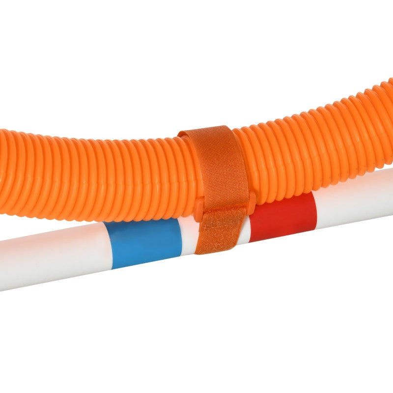 3 osainen Agility Setti lemmikkieläimille, Muovi Valkoinen + keltainen