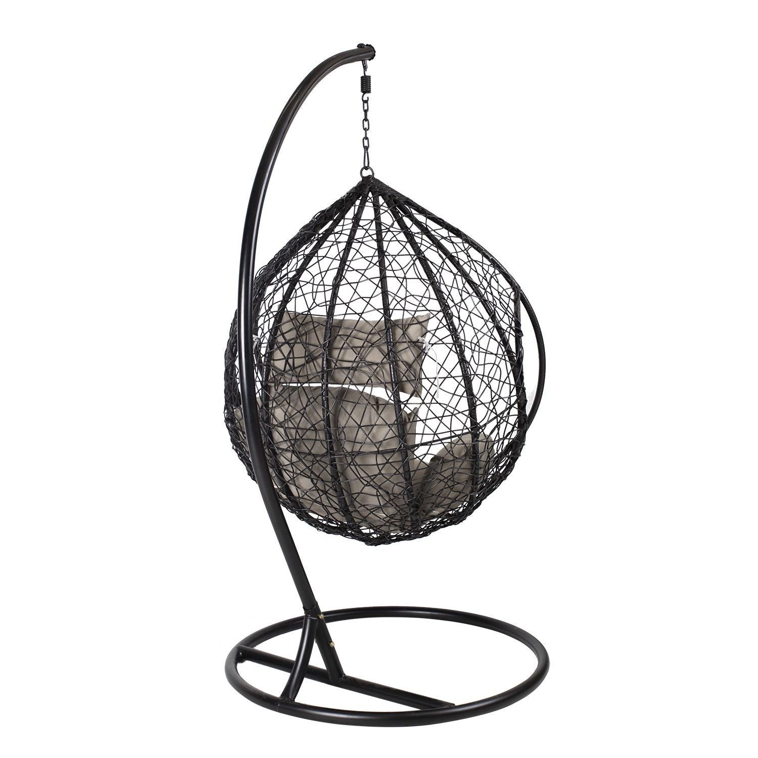 Riipputuoli DROPLET jalustalla, musta