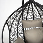 Riipputuoli DROPLET jalustalla, musta