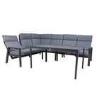 CASTEN sohvaryhmä pöydällä, harmaa