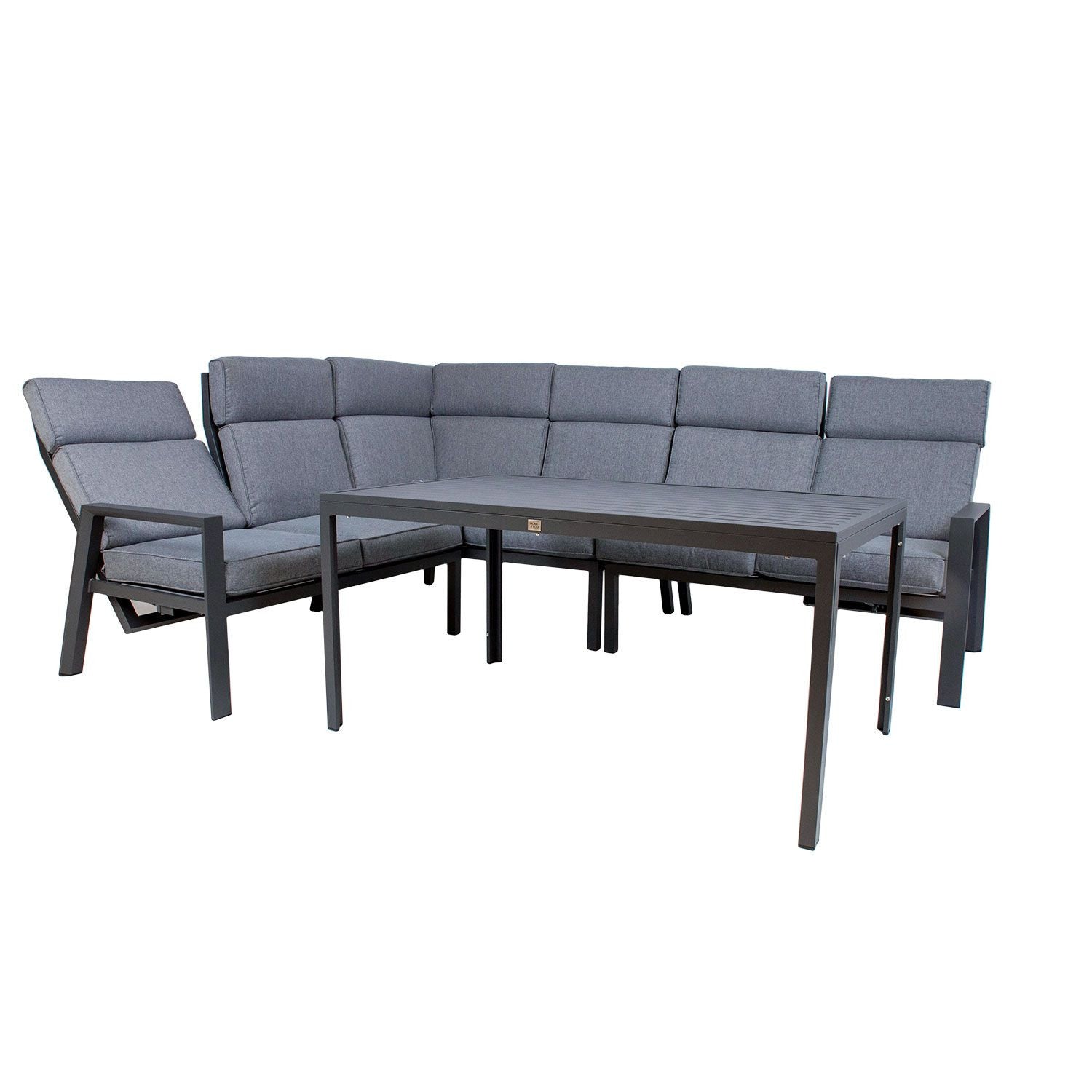 CASTEN sohvaryhmä pöydällä, harmaa