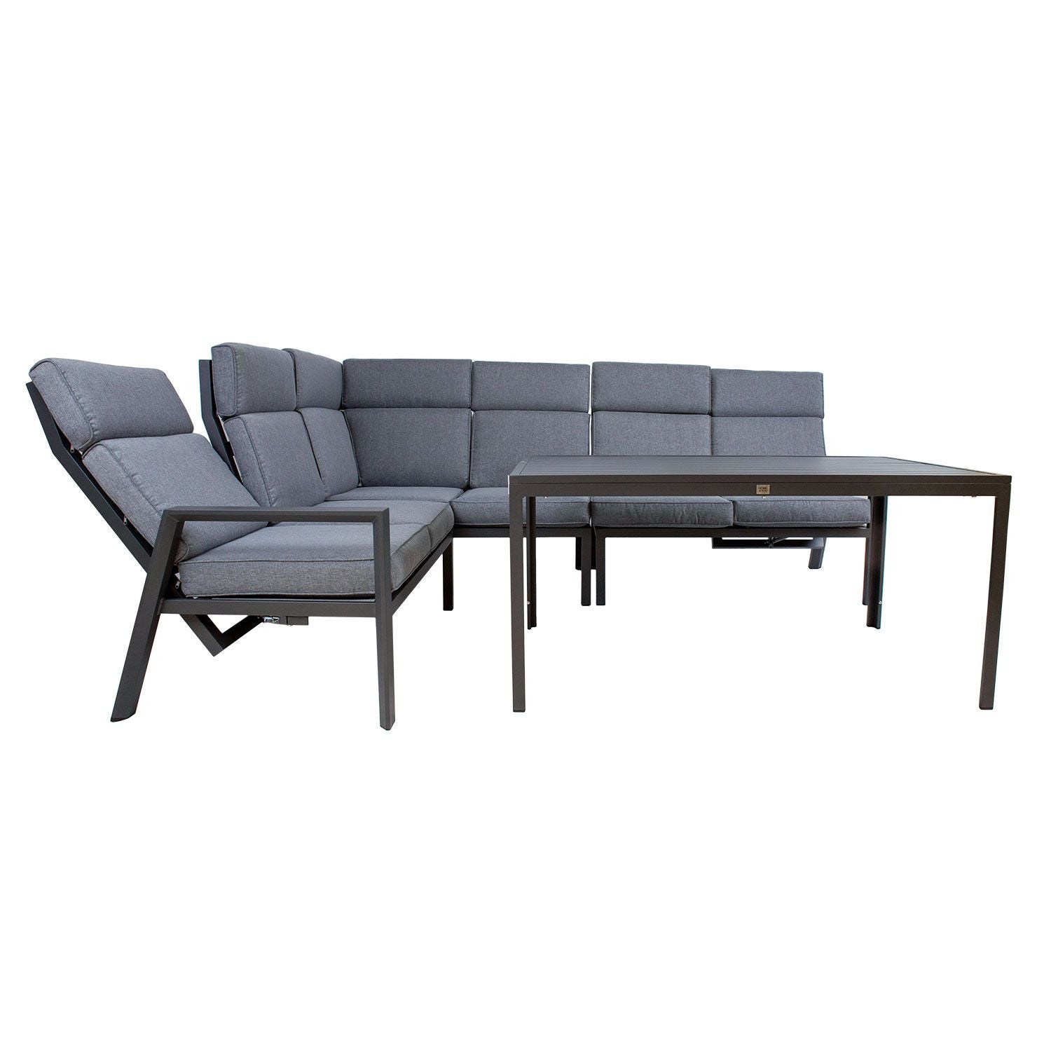 CASTEN sohvaryhmä pöydällä, harmaa