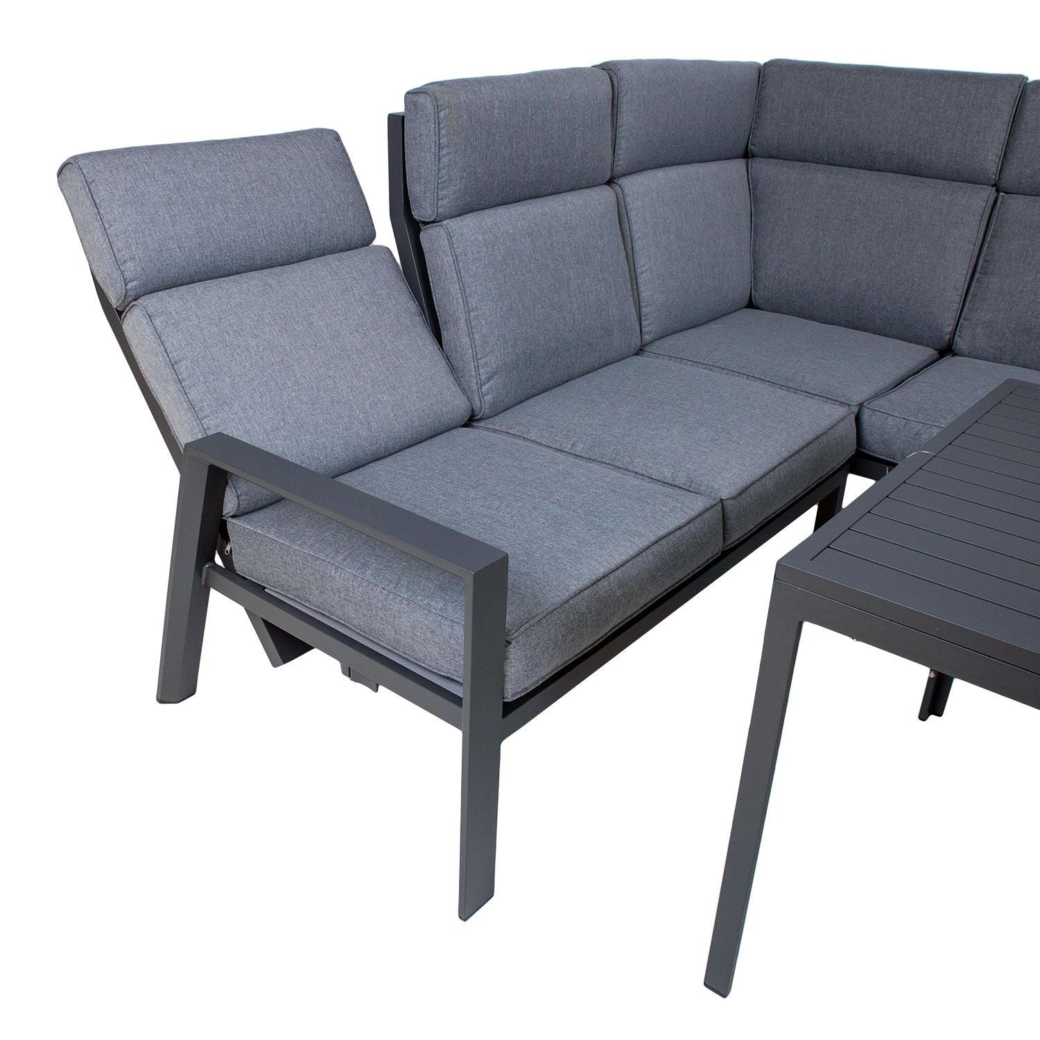 CASTEN sohvaryhmä pöydällä, harmaa