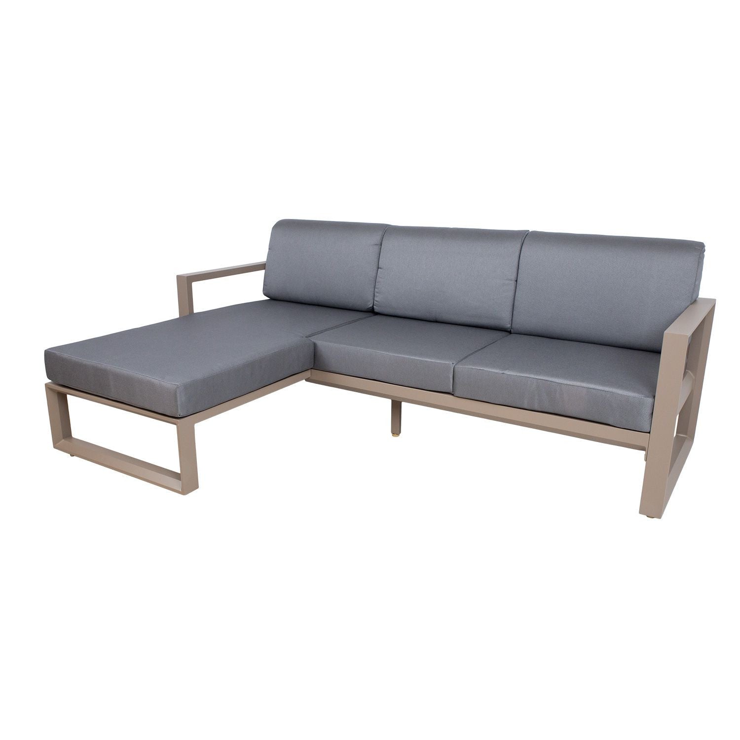 POSTA sohvaryhmä pöydällä, harmaa / beige