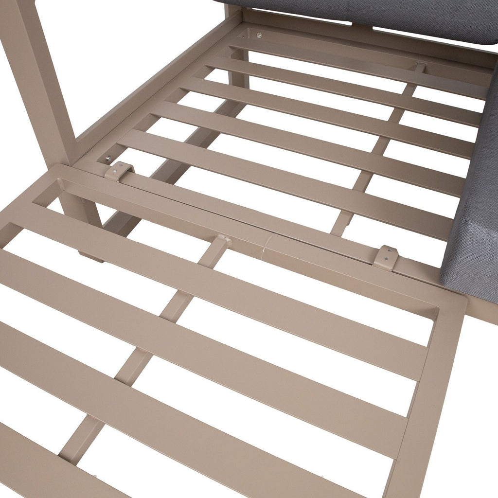 POSTA sohvaryhmä pöydällä, harmaa / beige