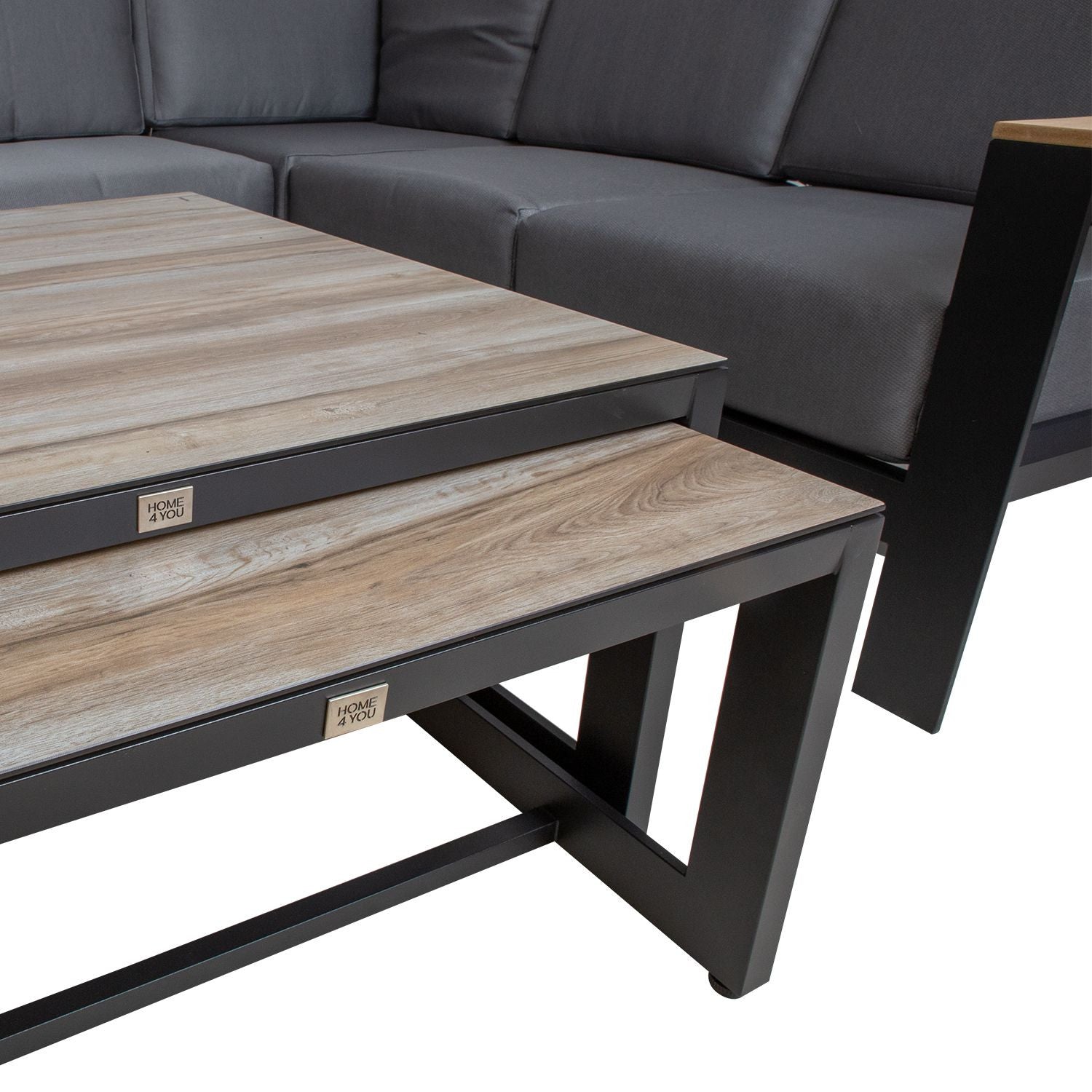 FELINO moduulisohvaryhmä pöydällä, harmaa