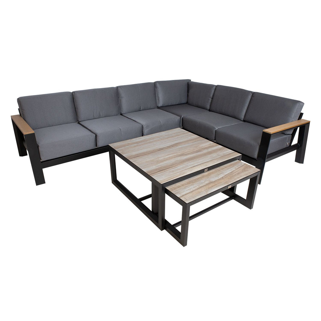 FELINO moduulisohvaryhmä pöydällä, harmaa