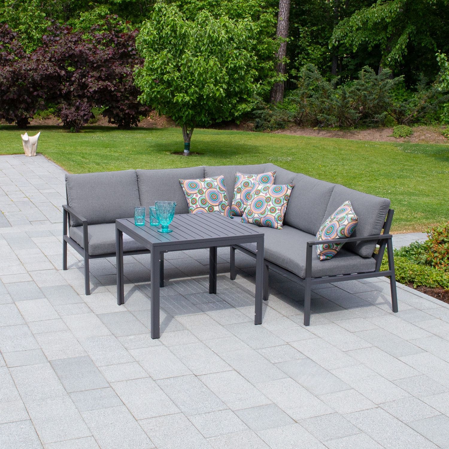 ADRIAN sohvaryhmä pöydällä, harmaa