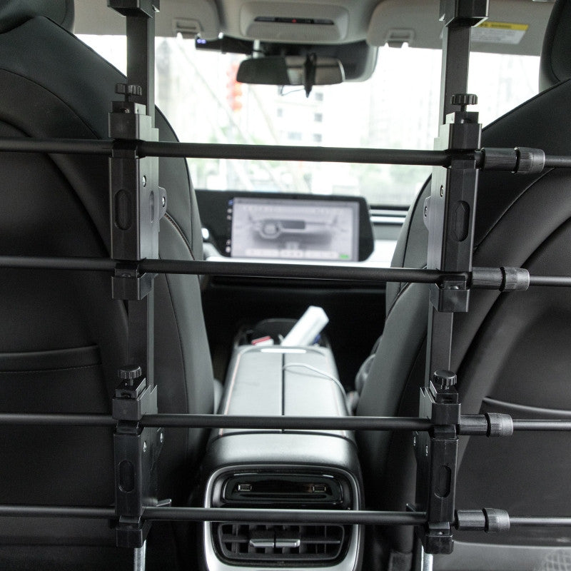 Tukeva Turva-aita / Koiraportti Tavaratilaan, 150 x 9 x 124 cm, Terästä