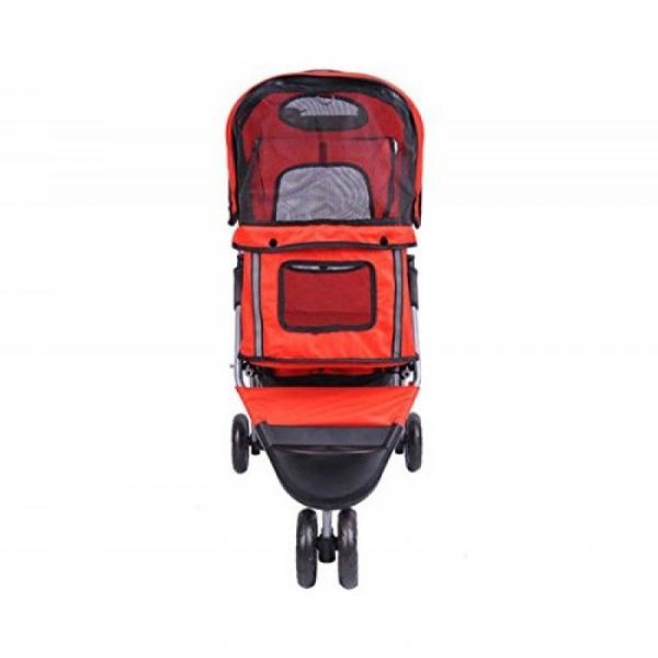 OUTLET! Lemmikkikuljetusvaunut kissoille ja koirille (Punainen)