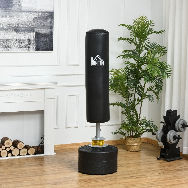 Fristående boxningssäck 170 cm, svart