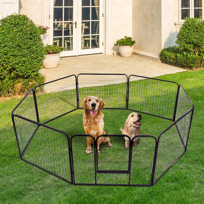 POHJOLAN LEMMIKKITARVIKE STRONG Pentuaitaus Pennuille, metalli, 77 x 80 cm, 8 palaa, Musta