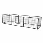 POHJOLAN LEMMIKKITARVIKE STRONG Pentuaitaus Pennuille, metalli, 77 x 80 cm, 8 palaa, Musta