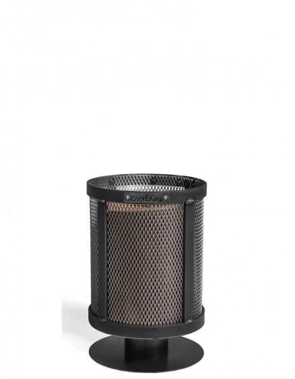 DAKAR Teline Jätkänkynttilälle, Teräs, Musta, 20 x 30 cm