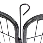 POHJOLAN LEMMIKKITARVIKE STRONG Pentuaitaus Pennuille, metalli, 77 x 80 cm, 8 palaa, Musta