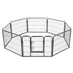 POHJOLAN LEMMIKKITARVIKE STRONG Pentuaitaus Pennuille, metalli, 77 x 80 cm, 8 palaa, Musta