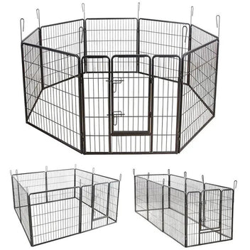 Pentuaitaus 8 palaa 77 x 100 cm – teräs, muotoiltava rakenne, musta