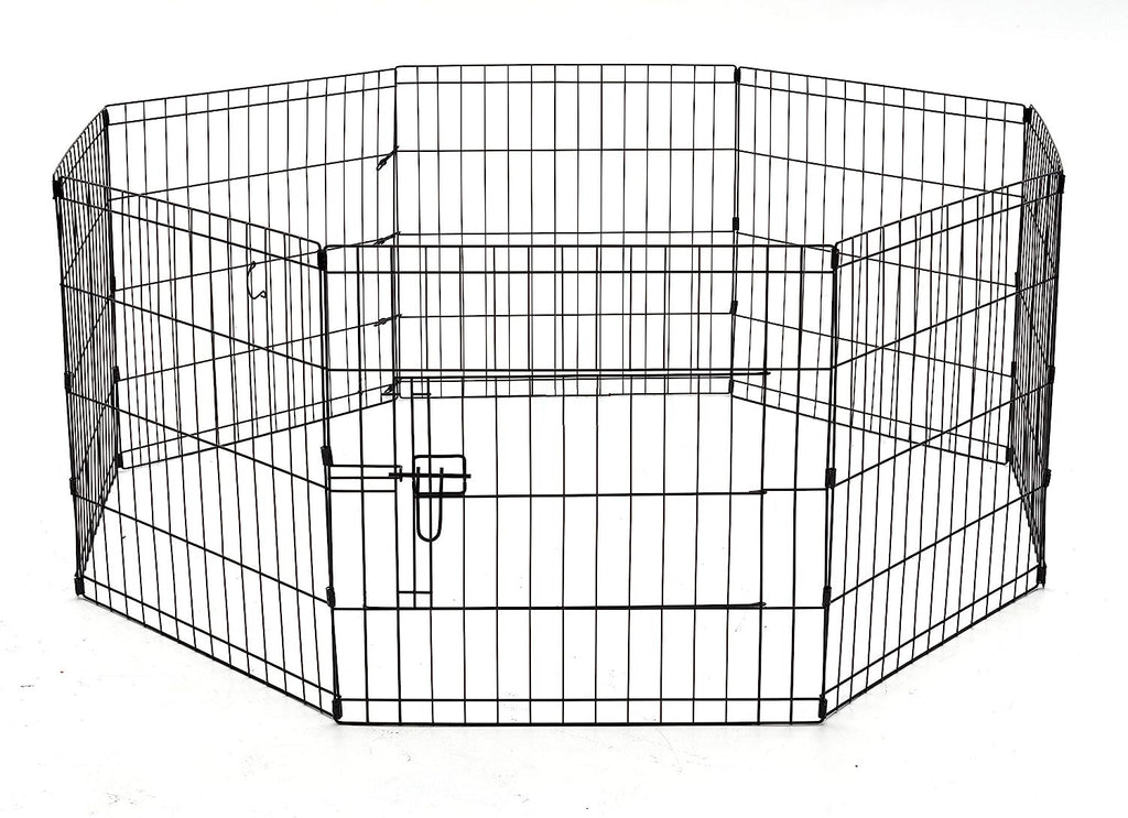 POHJOLAN LEMMIKKITARVIKE Metallinen Pentuaitaus Pennuille, 61 x 61 cm, 8 palaa, Musta