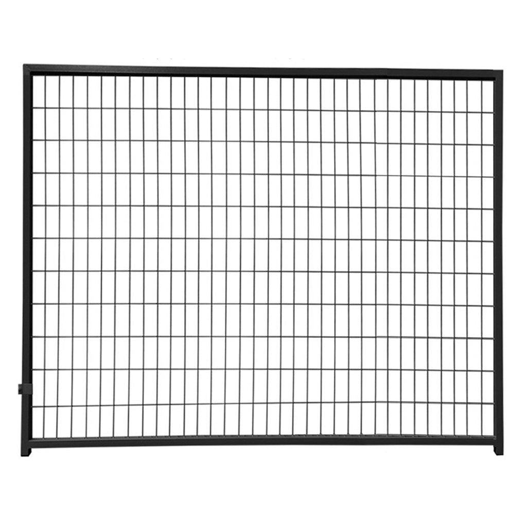 POHJOLAN LEMMIKKITARVIKE Matala Koiratarhan Elementti, 200 x 115 cm, Musta, Tukevaa terästä