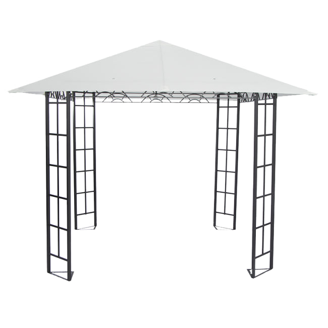 POHJOLA GARDEN KIMI Puutarhakatos / Paviljonki Terassille 3x3m, Vaalea Beige