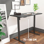 Pohjola Indoor Sähköpöydän Runko 71 - 116 cm, Musta