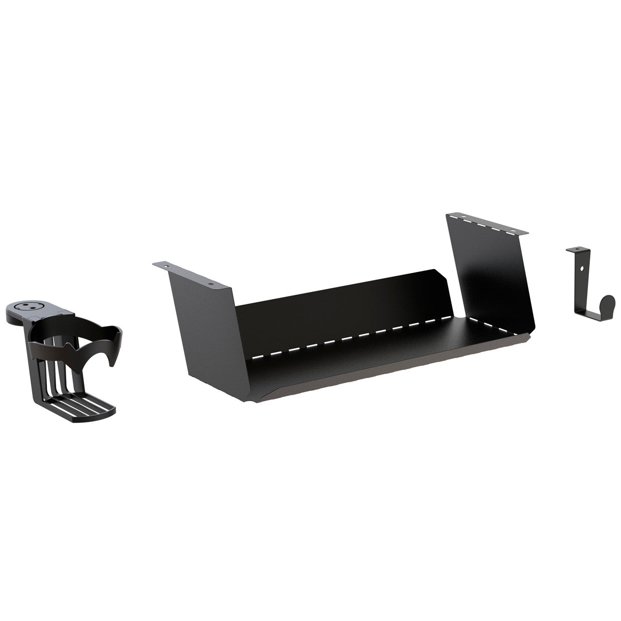 Pohjola Indoor Lisävarustesetti sähköpöytään, Musta