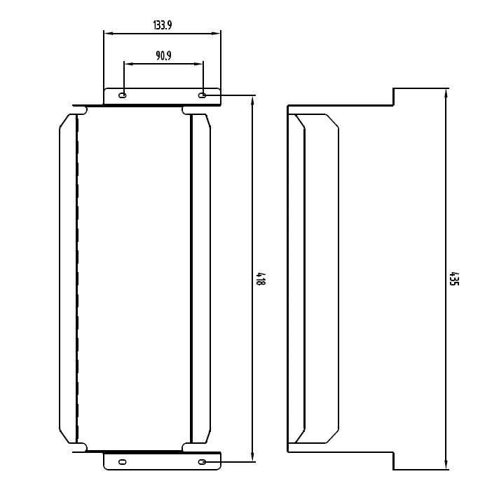 Pohjola Indoor Lisävarustesetti sähköpöytään, Musta