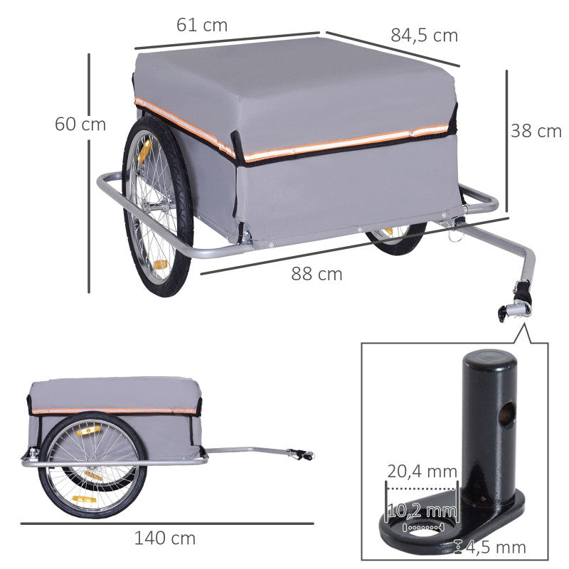 CargoTrailer Transportvagn för cyklar, grå