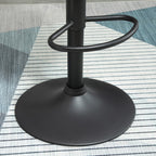 Baarijakkara Setti Jalkatuella Ja Selkänojalla, Musta