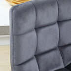 Baarijakkara Setti Jalkatuella Ja Selkänojalla, Harmaa kangas