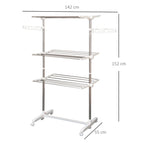 Kuivausteline (3 tasoa)