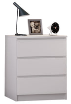 Yöpöytä "Breido XL" 65 x 55 x 40 cm, valkoinen