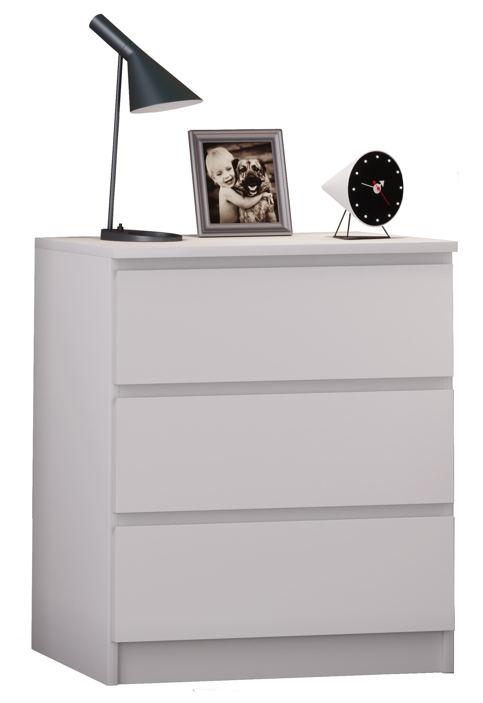 Yöpöytä "Breido XL" 65 x 55 x 40 cm, valkoinen