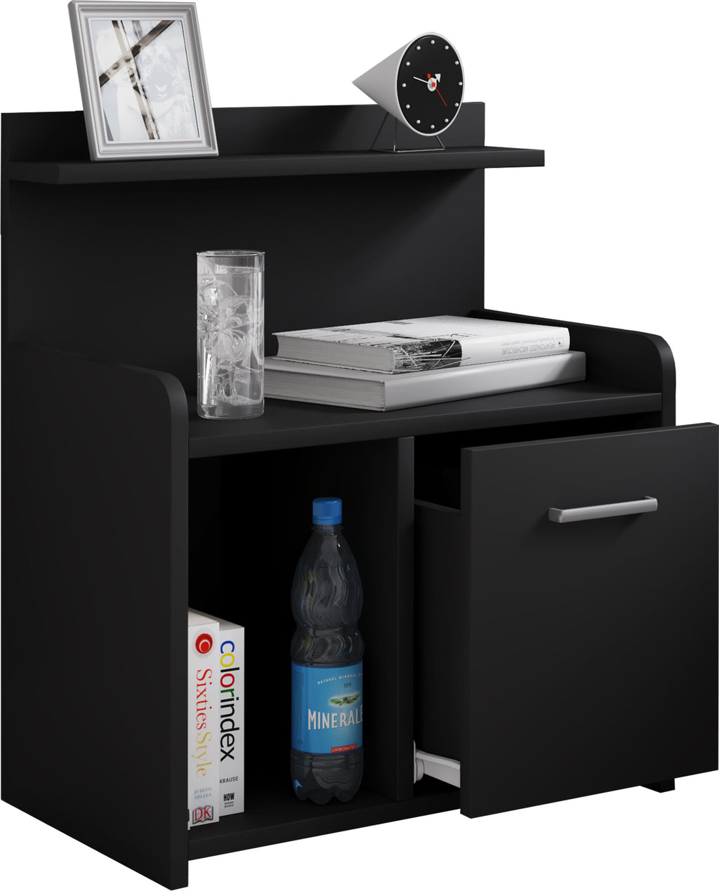 Yöpöytä "Nilasa" 60 x 47 x 29 cm, musta