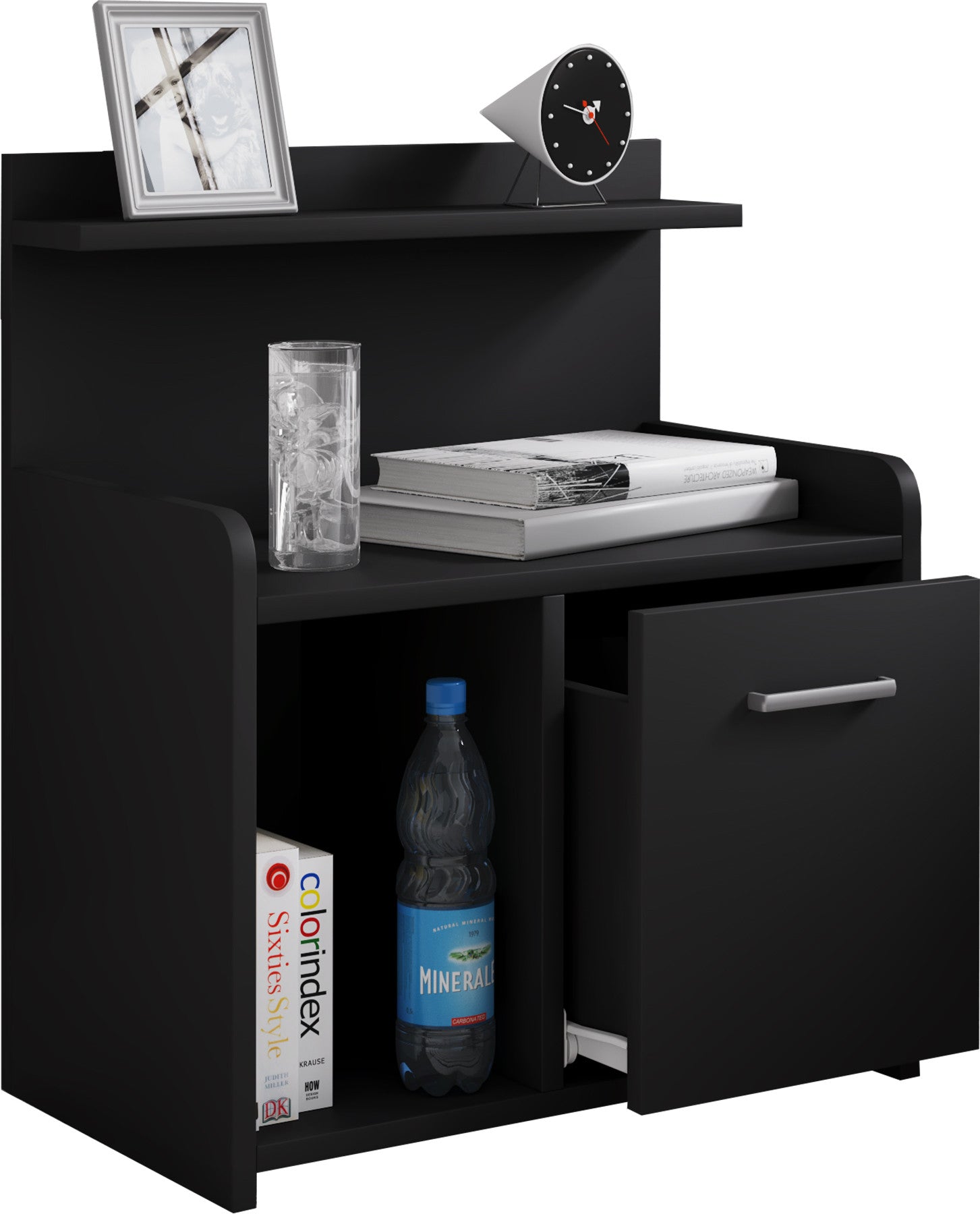 Yöpöytä "Nilasa" 60 x 47 x 29 cm, musta