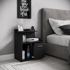 Yöpöytä "Nilasa" 60 x 47 x 29 cm, musta