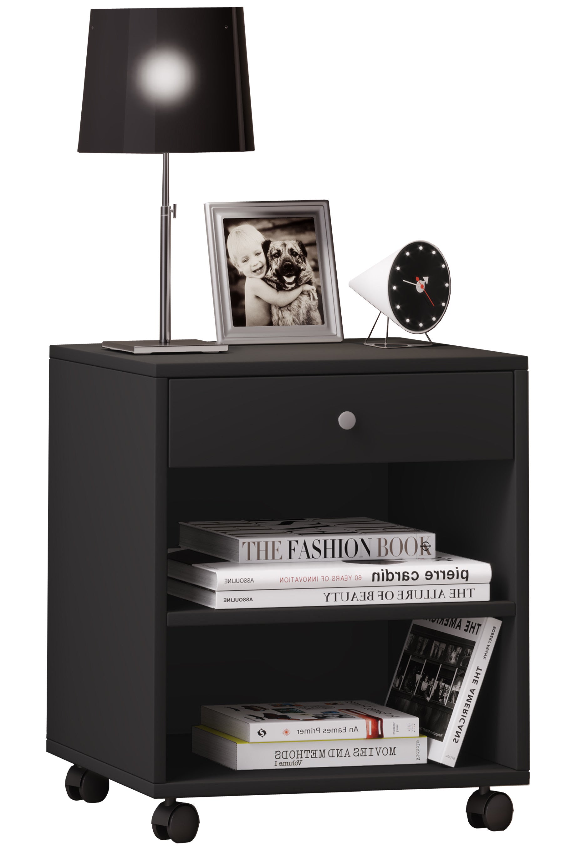 Yöpöytä "Rolda" 54 x 45 x 38 cm, musta