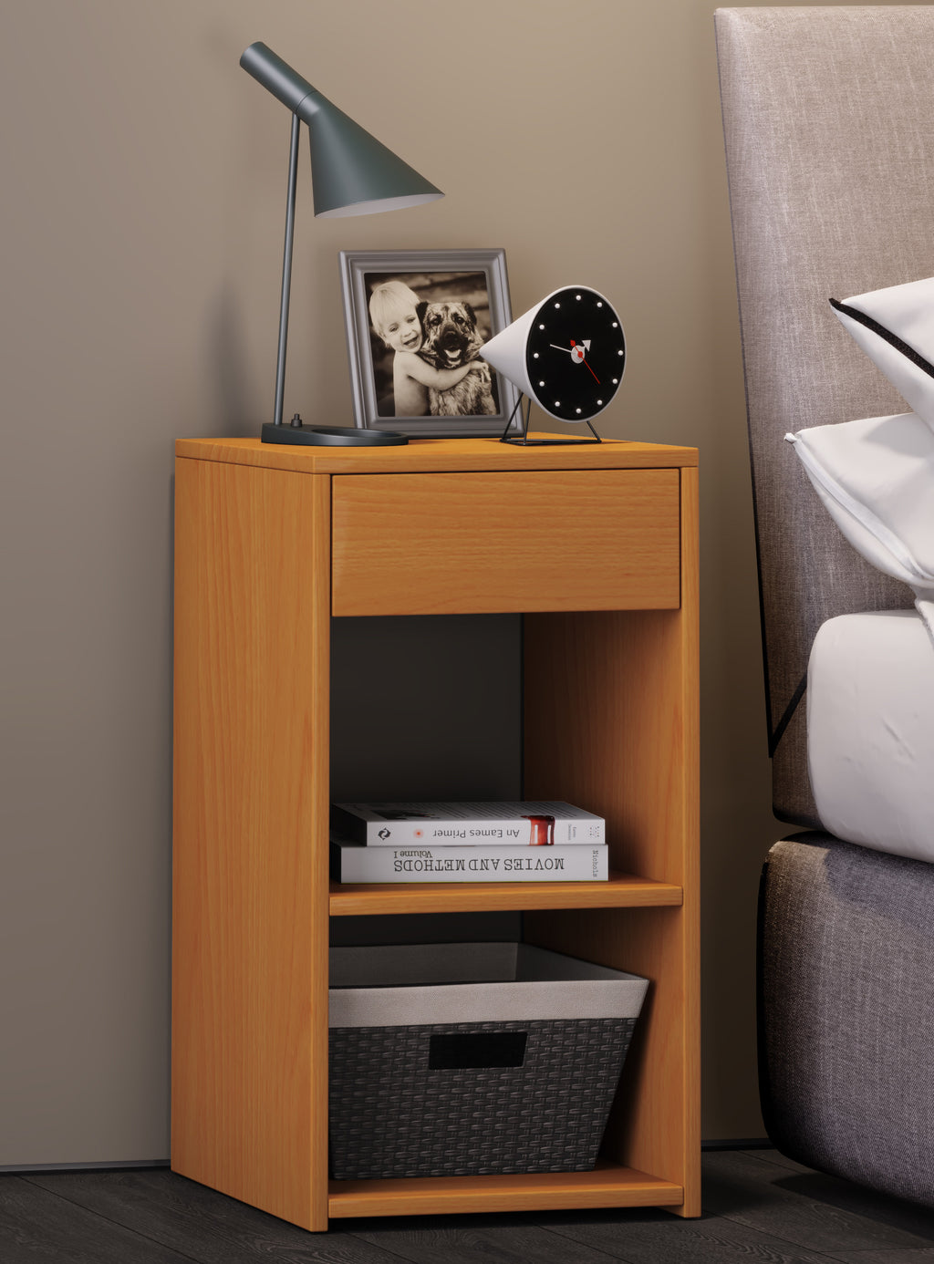 Sivupöytä "Sledo Maxi", 65 x 35 x 35 cm, puu